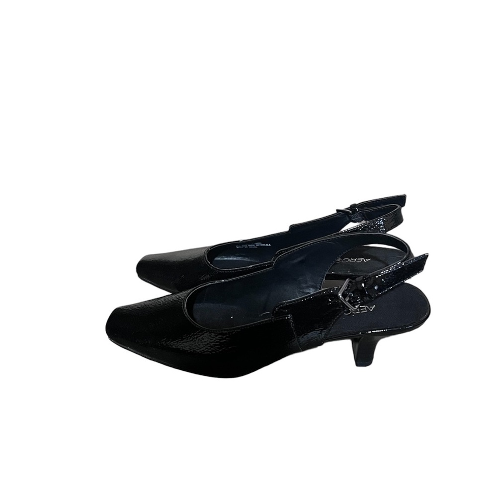 Aerosoles Black Patent Leather Heels
